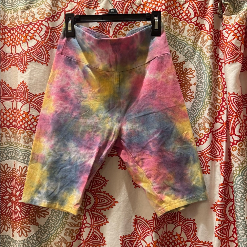 Wild Fable Multicolor Tie-Dye Bike Shorts
